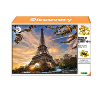 Discovery - Prime 3D Tour Eiffel, Paris 500 pièces casse-tête, pour adultes-Casse-tête 500 pièces
