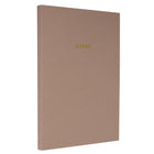 Gry Mattr - Cahier de notes - 6 po x 8 po - Ligné - 80 feuilles - Beige-Dimensions: 152 cm la x 203 mm H (6 po x 8 po).