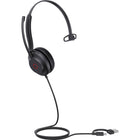 Yealink - Casque filaire mono USB-C/USB-A UH35 - UC-Microphones à réduction de bruit et réduction passive du bruit