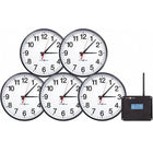 Pyramid Time Systems - Time Trax Sync RF Horloges sans fil dans une boîte analogique ensemble-Kit de démarrage d'horloge murale synchronisée simple pour synchroniser l'heure précise sur plusieurs départements ou postes de travail , favorise la productivité, la fiabilité et l'efficacité