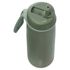 b.box - Bouteille isotherme à couvercle rabattable - 690 ml - Olive-Étanche lorsque le couvercle est fermé