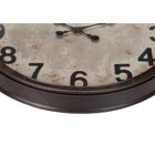 Monarch Specialties - Horloge - 20 po Rond - Horloge Murale - Brun Antique - Transitionnel-Le mécanisme de non-blocage est parfait pour les environnements silencieux . pour une utilisation à l'intérieur uniquement