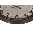Monarch Specialties - Horloge - 20 po Rond - Horloge Murale - Brun Antique - Transitionnel-Le mécanisme de non-blocage est parfait pour les environnements silencieux . pour une utilisation à l'intérieur uniquement