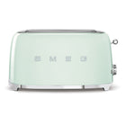 SMEG - Toaster Rétro À Long Slot 4 Tranches - Vert-9 niveaux de grillage différents pour de meilleurs résultats , fonction de décongélation , fonction de réchauffage , fonction bagel pour griller uniquement un côté de la tranche.