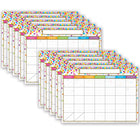Ashley Productions - ASH97005 Smart Poly PosterMat Pals Économiseurs d'espace - 13" x 9-1/2" - Style Confetti de Calendrier - Paquet de 10-C'est une affiche, c'est un sous-main, c'est les deux! Parfait pour une taille plus petite pour une utilisation facile en classe, à la maison, au bureau ou en déplacement!