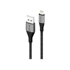 ALOGIC - Câble USB-A vers Lightning Super Ultra 1,5 m, gris sidéral-Ultra-résistant - Le câble USB-A vers Lightning Alogic Super Ultra est fabriqué à partir de fils et de matériaux de haute qualité et de calibre élevé pour garantir une résistance, des performances et une puissance optimales. Il offre une connectivité et une efficacité optimales pour connecter vos appareils compatibles Lightning à n'importe quel chargeur USB.