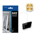Epson - Cartouche d'encre DURABrite Ultra T842 - capacité standard - Noir-Textes nets et couleurs brillantes pour des résultats de qualité professionnelle