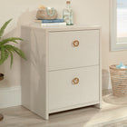 Sauder - La Collection Grand Coast Classeur latéral - Finition Dove Linen-Deux tiroirs à fichiers avec glissières à extension complète peuvent contenir des fichiers suspendus de taille lettre ou légale