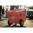 RovR - RollR 60 pintes Glacière rigide à roulettes avec poignée de remorquage - Poudre-9