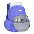 Roots - Sac  à Dos Enfants -  Matériau recyclé-Bleu pervenche-Bretelles rembourrées pour plus de confort et détails réfléchissants pour plus de sécurité