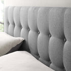 Modway - Emily Tissu rembourré Tête de lit Queen, Gris-Rembourrage en polyester doux