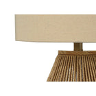 Monarch Specialties - Luminaire - 22 po H Lampe De Table - Cordage Brun - Abat-Jour Beige - Transitionnel-Un assemblage mineur est requis avec des instructions illustrées incluses . conçu avec des matériaux durables et avec confiance, cette lampe est couverte par une garantie limitée de 2 ans contre les défauts du fabricant pour votre satisfaction