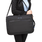 Nextech - Sac à dos convertible avec compartiment pour ordinateur portable de 17,3 pouces - Noir -6