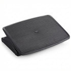 ShoppingAll - Repose-pieds de bureau ergonomique sous le bureau, angle réglable - noir-Dispose d'une conception réglable qui s'incline de 0 à 30 degrés, vous permettant de trouver facilement l'angle le plus confortable pour étirer vos chevilles et détendre vos jambes pendant que vous travaillez.