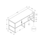 Monarch Specialties - Credence De Bureau - 72 po L - Travail - Travail - Portes De Stockage - Qualité Commerciale - Stratifié Blanc-Fabriqué selon les normes de sécurité ANSI / BIFMA pour une durabilité et une fiabilité dans un environnement commercial