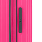 Reebok - Ensemble de Valise Rigide 2-Pieces de la collection Achievement - Fuchsia-Système d'expansion à fermeture éclair (20 % d'espace d'emballage en plus)