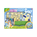 Crayola - Ensemble piscine et plaisir Bluey Scribble Scrubbie Crayola, 4 unités-Cadeau d'anniversaire ou des fêtes : ce jouet bluey est sécuritaire, non toxique et parfait comme cadeau d'anniversaire ou des fêtes pour les filles et les garçons