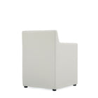 Manhattan Comfort - Lot de 2 fauteuils de salle à manger modernes Anna Square 58 cm en similicuir gris pierre-Livré chez vous entièrement assemblé Aucun assemblage requis