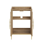 Modway - Awaken 24" Armoire à coiffeuse de salle de bain - Chêne-7