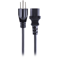 Staples - Câble d’alimentation C.A. - 6 pi-Universel – Fonctionne avec toutes les marques pour brancher la plupart des ordinateurs, moniteurs et imprimantes à une source d’alimentation c.a. standard