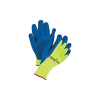 Zenith Safety - Gants Haute Visibilité Doublés D'Acrylique & Enduits De Caoutchouc, 2T-Grand/11, paquet de 12-Revêtement Latex de caoutchouc