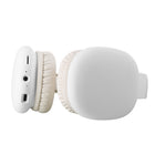 Basic Tech - Écouteurs sans fil supra-auriculaires, Blanc-Durée de recharge : jusqu'à 2 heure