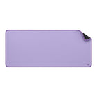 Logitech - Sous-main de bureau - Série Studio - Lavender-Elevez Votre Bureau : Couleur, style et confort dans votre espace de travail. Protégez votre bureau avec le tapis de souris en tissu doux de Logitech Studio Series; Lavande, Rose foncé ou Gris moyen