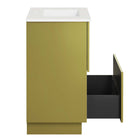 Modway - Quantum 30" Vanette de salle de bain - Or blanc-9