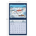 Lang - 2026 Folk Art Calendrier Mural Deluxe Mensuel - 30,5 cm l x 30,5 cm H - Anglais-Convient aux cadres et crochets muraux LANG