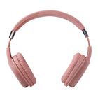 Basic Tech Écouteurs pliables sur l'oreille sans fil - Rose-Portée du signal de 32 pi