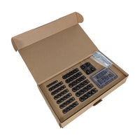Kanto - Kit de montage murale pour téléviseur - Noir-Vis incluses: 4 x M4x12 mm, 4 x M6x15 mm, 4 x M6x20 mm, 4 x M6x25 mm, 4 x M6x30 mm, 4x  M6x35 mm, 4 x M6 x 40 mm, 4 x M8 x 15 mm, 4 x M8 x 20 mm, 4 x M8 x 25 mm, 4 x M8 x 30 mm, 4 x M8 x 35 mm, 4 x M8 x 40 mm, 4 x M8 x 50 mm