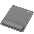 Fellowes - Repose-poignet pour souris Breyta avec coussin HEX - Gris-Protégez votre bureau et améliorez la performance de votre souris grâce à un tapis compatible avec les souris optiques et laser