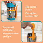 Danawares - Boîte repas isotherme Nickelodeon La Pat' Patrouille avec cuillère-fourchette - 300 ml-Isolation efficace : maintient vos aliments chauds ou froids pendant des heures, en préservant leur saveur et leur température