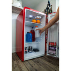 Magic Chef - Mini-réfrigérateur rétro rouge de 3,2 pi³ sans congélateur-L'éclairage intérieur à LED vous permet de voir facilement l'intérieur de votre mini-réfrigérateur