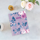 Blueline - Livre de notes A9 Collection Fashion - 9-1/4 po x 7-1/4 po - Lavande Florale-Onglets autocollants, feuille d'index