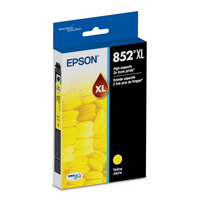 Epson - Cartouche d'encre DURABrite Ultra T852 - grande capacité - Jaune-Le système d’impression Epson est particulièrement conçu pour être utilisé avec les encres d’origine Epson. L’utilisation d’encres non authentiques peut entraîner des dommages qui ne sont pas couverts par la garantie limitée de l’imprimante
