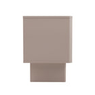 Manhattan Comfort - Table de nuit moderne Ella 19,7" - Mocha-Tiroir élégant sans poignée pour un aspect épuré et dégagé