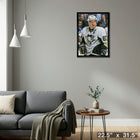 Sidney Crosby Pittsburgh Penguins Close-Up sur toile - Toile encadree - 22" x 31"-Prêt à accrocher - livré entièrement assemblé