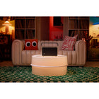 JBL - Authentics 300 - Enceinte Connectée Portable au Design Rétro avec Wi-Fi, Bluetooth et Assistants Vocaux-L’enceinte JBL Authentics 300 affiche un style emblématique inspiré des designs rétro JBL classiques, dans une enceinte portable pour la maison qui s’adapte à tous les décors. Elle remplira facilement n’importe quel espace, grand ou petit, avec un son JBL de qualité supérieure. La poignée en fonte d’aluminium pratique de l’enceinte, son boîtier en similicuir sur mesure et sa grille Quadrex réinventé