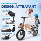 Gyrocopters - Vélo électrique pour adultes iCaddy - Vitesse 40 km/h, assistance au pédalage, autonomie 125 km - Blanc-Inclut un traceur antivol mondial gratuit (compatible iOS) pour le suivi de localisation en temps réel et une sécurité renforcée