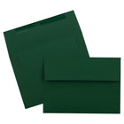 JAM Paper - Enveloppe pour invitation A7, 5,25 x 7,25 (po), vert foncé, paq./100 (263917095g)-Quantité : 100 enveloppes par paquet