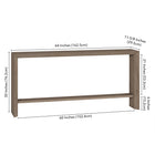 Hudson&Canal - Console Osman 64" L - Chêne gris vieilli-9