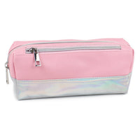 Fashion Stationery - Étui à crayons irisé - Rose/Argent-Pour le rangement des crayons, des stylos et des petits accessoires