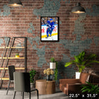 Oliver Ekman-Larsson Toronto Maple Leafs - Toile encadree - 22" x 31"-Sous licence officielle de la LNH et de l'AJLNH