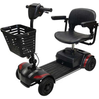 Mobile Patient Lift - Eleanor Scooter électrique motorisé - 41,3 po L x 19 po l x 34,6 po H - Rouge-Vitesse maximale de 5 mi/h avec réglages de vitesse variables pour une conduite contrôlée