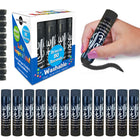 Kwik Stix - TPG6001012 Bâtons de peinture à la tempera solide - paquet de couleur unique - noir - 12 par boîte - 12 boîtes.-Ces peintures lavables sont non toxiques et sans noix, œufs et gluten.