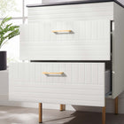 Modway - Daybreak 24" Vanette de salle de bain - Blanc Noir-RANGEMENT DE SALLE DE BAIN - Organisez les essentiels de la salle de bain et gardez le comptoir propre avec ce meuble. Avec un design spécial adapté à la plomberie, les tiroirs du bas spacieux offrent un espace de rangement suffisant