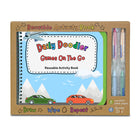The Pencil Grip - Cahier d'activités réutilisable Daily Doodler - Jeux Nomade, 4 Wonder Stix inclus-Idéal pour voyager !