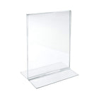 Azar - Porte-documents de bureau/comptoir à chargement par le bas - Transparent - Paquet de 3-Plastique flexible