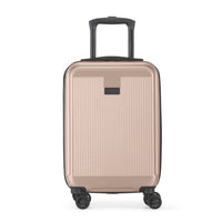 Bugatti - Singapore Bagage à main rigide - Rose métallisé-Fabriqué à partir d'un mélange durable d'ABS et de composite de polycarbonate, parfait pour les voyageurs recherchant à la fois style et fonctionnalité